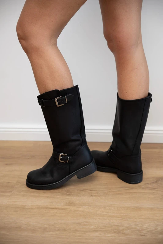 Włoskie buty, skórzane wysokie Subdued - obrazek 2